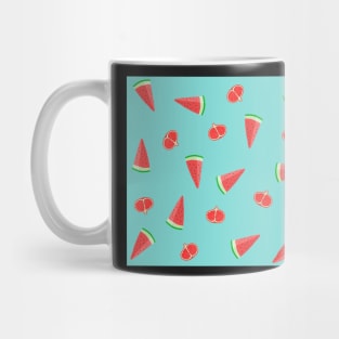 Summer pattern: watermelon and pomegranate Mug